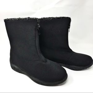 Propet Madison Mid Zip Boot 8 Wide Black Winter
